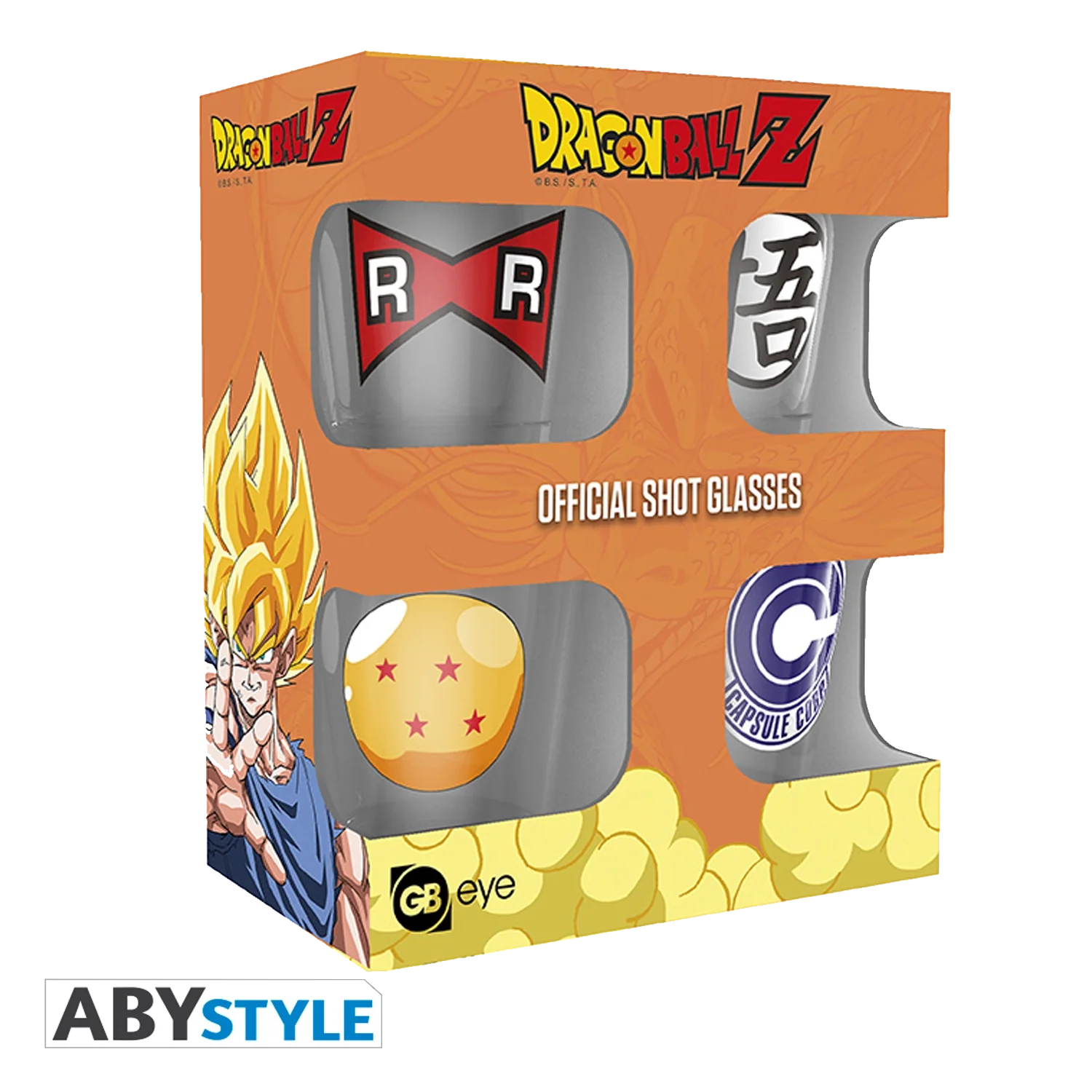 DRAGON BALL Set of 4 Shooters DZB/Mix